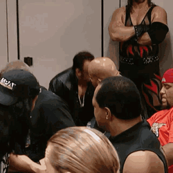 The Undertaker Throwing Chair GIF