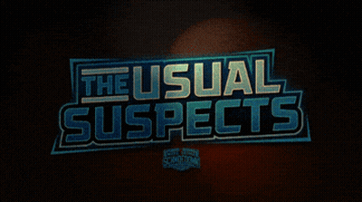 The Usual Suspects Sign In Blue Letters GIF