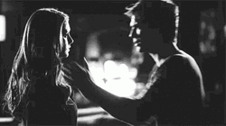 The Vampire Diaries Couple Sensual Kissing GIF