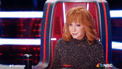 The Voice Reba McEntire Duhhh GIF