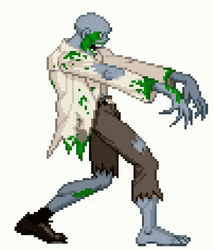 The Walking Dead Zombie Cartoon GIF