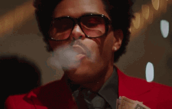 The Weeknd Smoking GIF