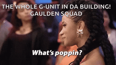 The Whole G-Unit In Da Building ! Gaulden Squad What 'S Popping ? GIF