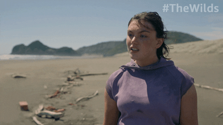 The Wilds Dot Campbell Cast Away And Upset GIF