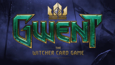 The Witcher Gwent Card Game Logo GIF