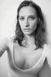 The Woman Using Filter Wearing Wet Tshirt GIF