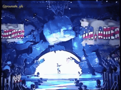 The Word America Is On A Blue Sign GIF
