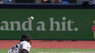 The Word And A Hit Is On A Green Sign GIF