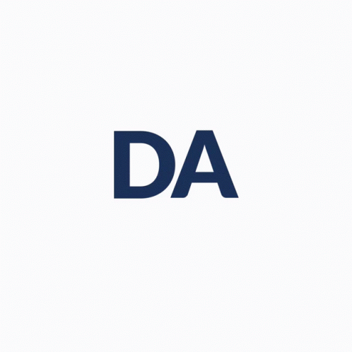 The Word Da Is Hanging From A String With Other Letters GIF