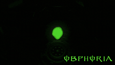 The Word Euphoria Is On The Green Background GIF