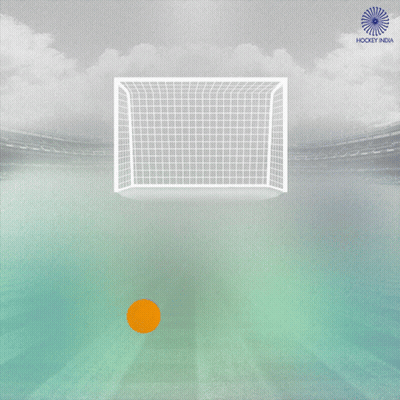 The Word Goal Is On A Soccer Field GIF