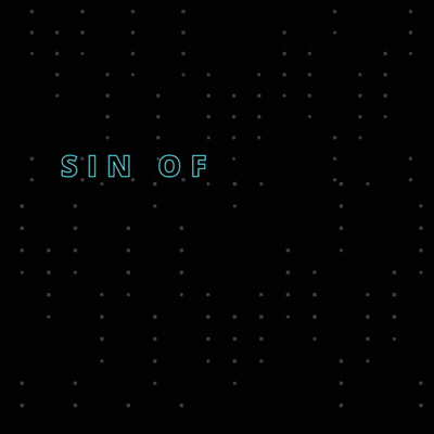 The Word Greed Is Glowing In The Dark GIF