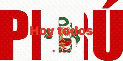 The Word Peru Is Made Of Colorful Candy GIF