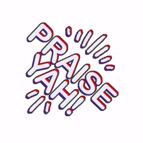The Word Praise Is Surrounded By Other Words In A Circle GIF