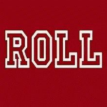 The Word Tide Is Written In Red And White Letters GIF