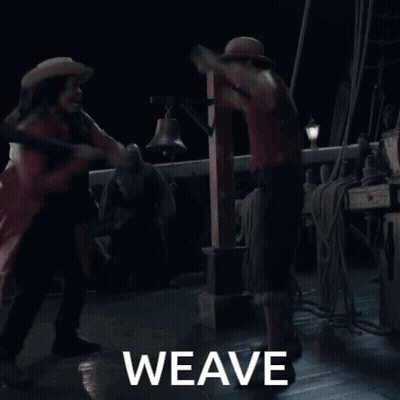 The Word Weave That Is On A Person 'S Body GIF