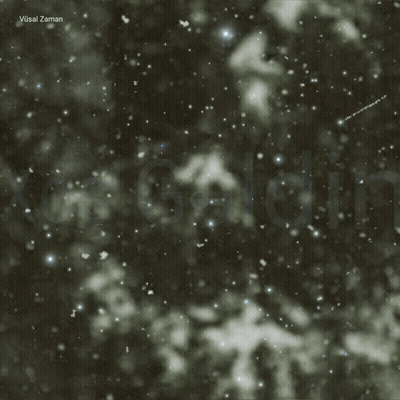 The Word Xos Is On A Dark Background With Snow GIF