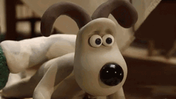 The Wrong Trousers Eye Rolling GIF