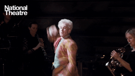 Theater Actor Punching Air GIF