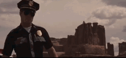 Thelma And Louise With Policeman GIF