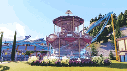 Theme Park Magical Carousel