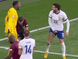 Theo Hernandez Chest Bump GIF