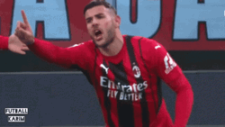 Theo Hernandez Finger Wag GIF