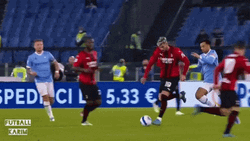 Theo Hernandez Protected The Football GIF