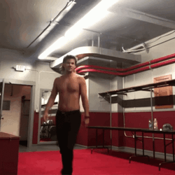 Theo Von Doing High Kick GIF