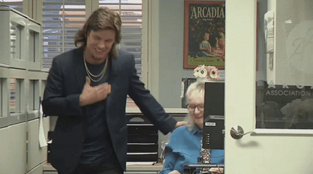 Theo Von Kicking Up High GIF