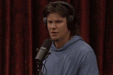 Theo Von Looking Around GIF