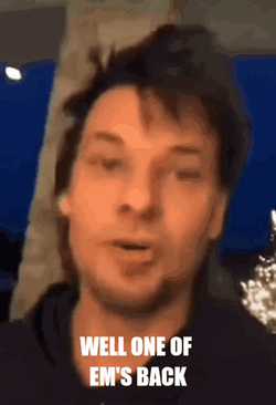 Theo Von Showing One Castle Area GIF