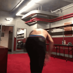 Theo Von Spinning Around And Walking Away GIF
