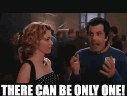 There Can Be Only One Guy For You GIF