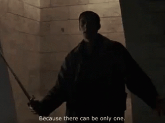 There Can Be Only One Peter Wingfield GIF