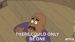 There Can Be Only One Steve Harvey Cartoon GIF