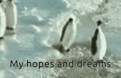 There Goes My Hero Penguins GIF