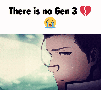 There Is No Gen 3 Poster With Crying Emoji