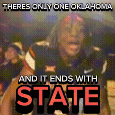 There Is Only One Oklahoma State Poster GIF