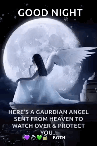 There 'S A Guardian Angel Sent From Heaven To Watch Over & Protect You . GIF