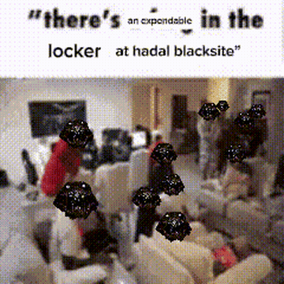 There 'S An Expandable In The Locker At Hadal Blacksite " GIF