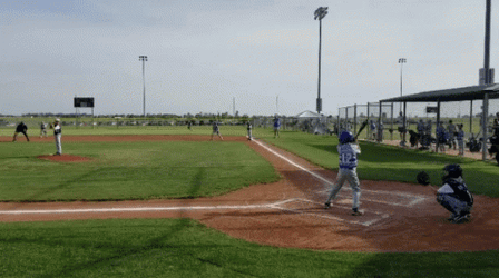 There's No Crying In Baseball Just Hit It GIF