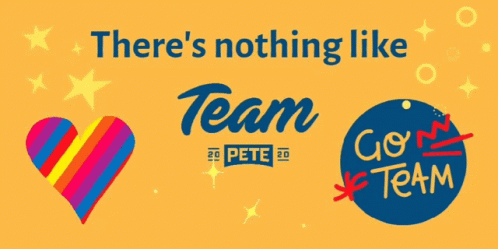 There's Nothing Like Team Yellow Background GIF