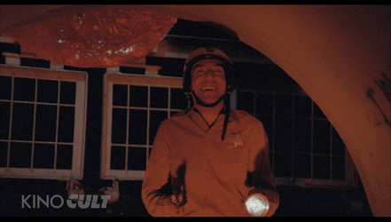 There's Something Behind You The Blob GIF