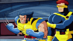 There There Cyclops Calming Wolverine GIF