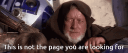 These Are Not The Droids You're Looking For Page Meme GIF
