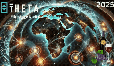 Theta Elite Edge Nodes Poster Globe And Wine GIF