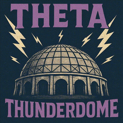 Theta Thunderdome Poster Dome With Lightning GIF