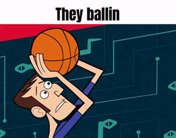 They Ballin Shooting Basketball Clone High Meme GIF