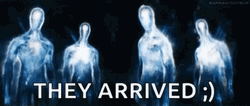 Theyre Here Alien Silhouette The Knowing GIF